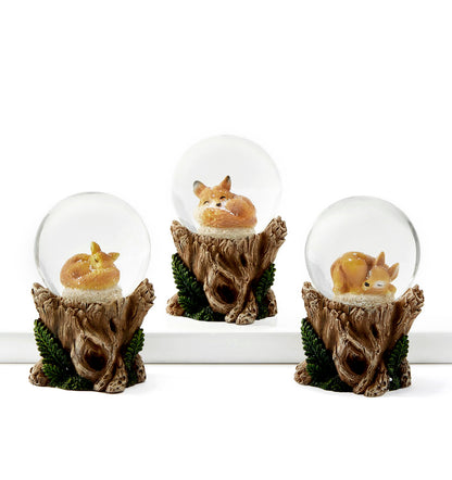 Sleeping Animals  Water Globe 3Ast