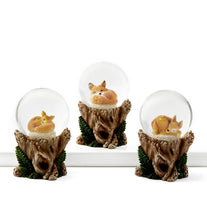 Load image into Gallery viewer, Sleeping Animals  Water Globe 3Ast
