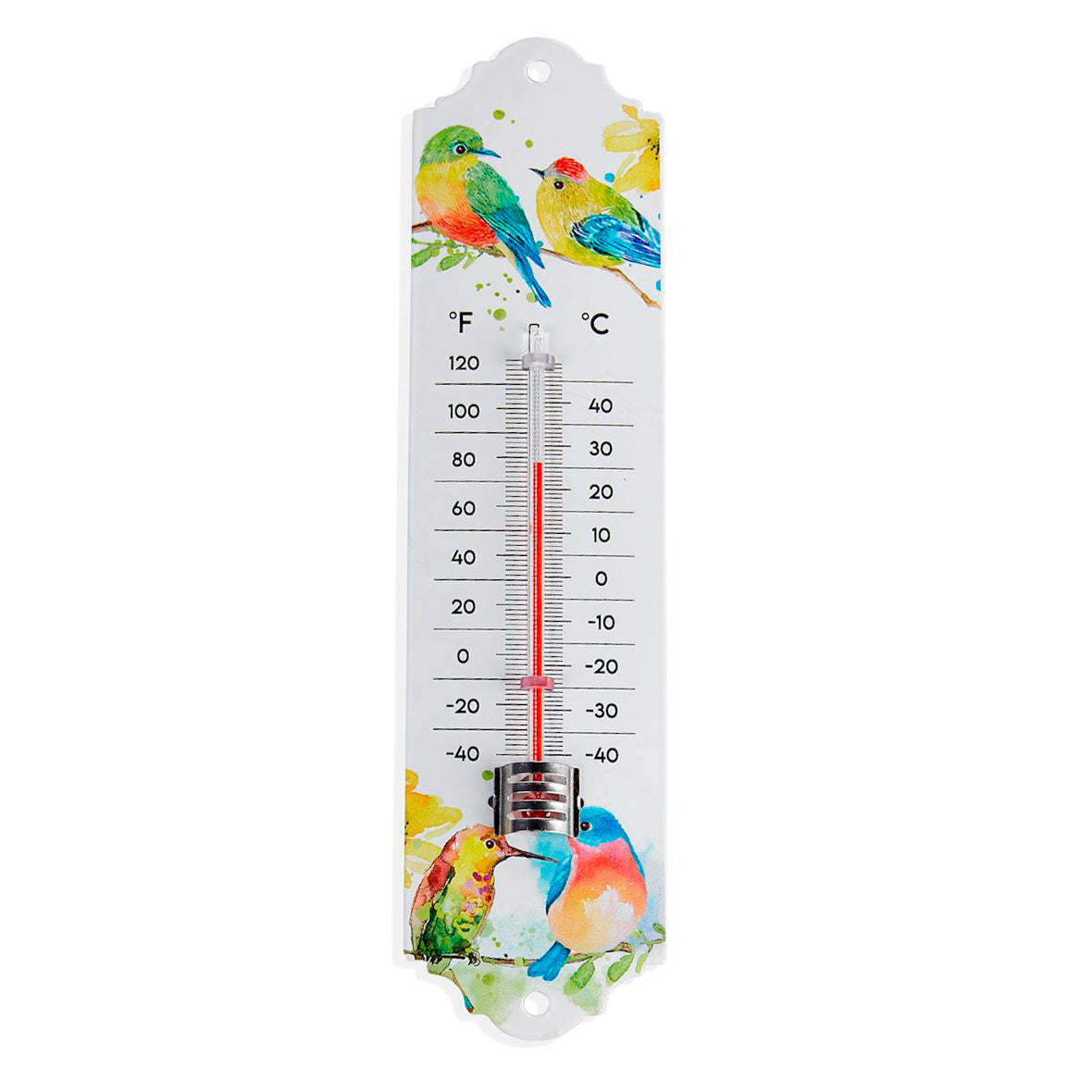 Iron Animal Print Thermometer,2 Assorted