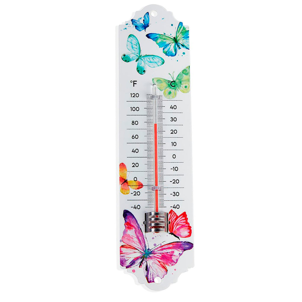 Iron Animal Print Thermometer,2 Assorted