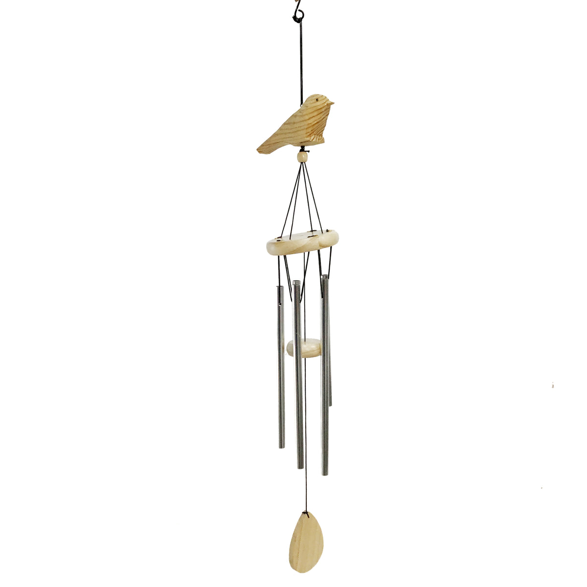 Wood Wind Chime, Bird, Contemporary