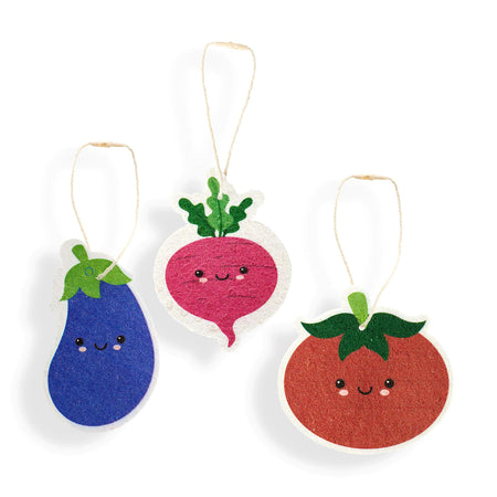 Compressed Veggie Sponge, 3Ast