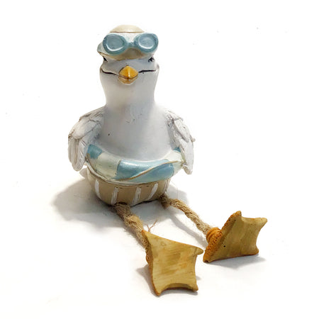 Seagull Figurine w/ Dangler Legs Assorted