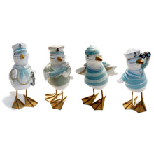 Load image into Gallery viewer, Nautical Seagull Figurine, 4 Asst
