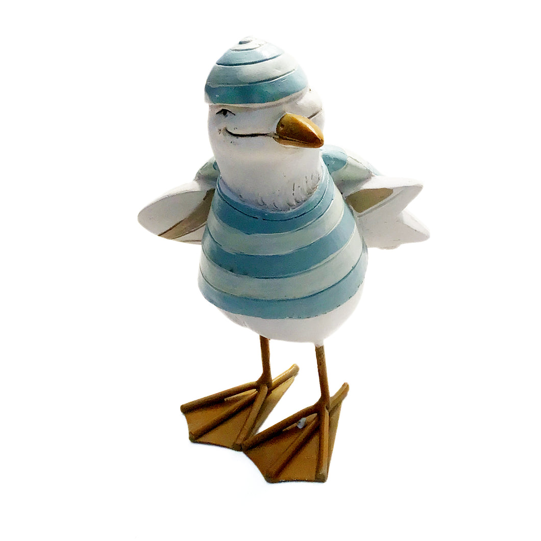 Nautical Seagull Figurine, 4 Asst