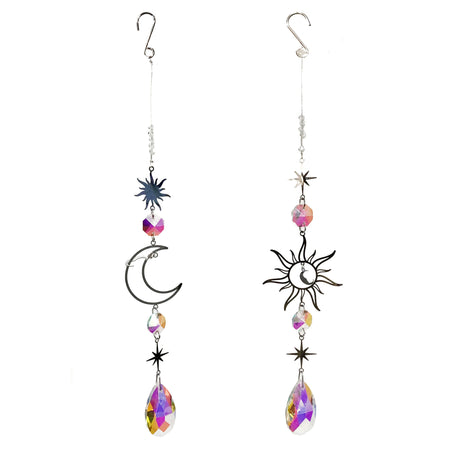 Ornament, Alloy Glass, 2 Assorted