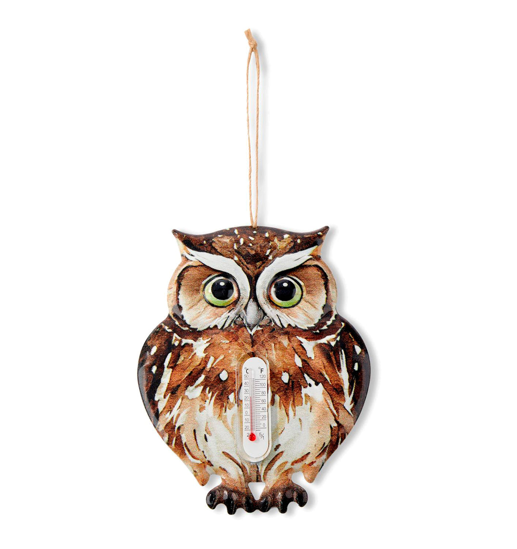 Owl  Hanging Thermometer