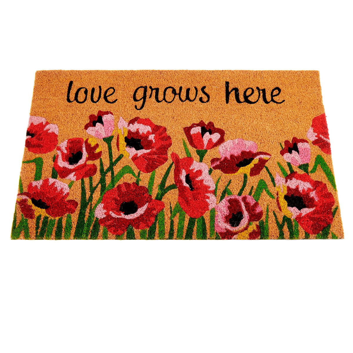 Love Grows Here Coir Door Mat