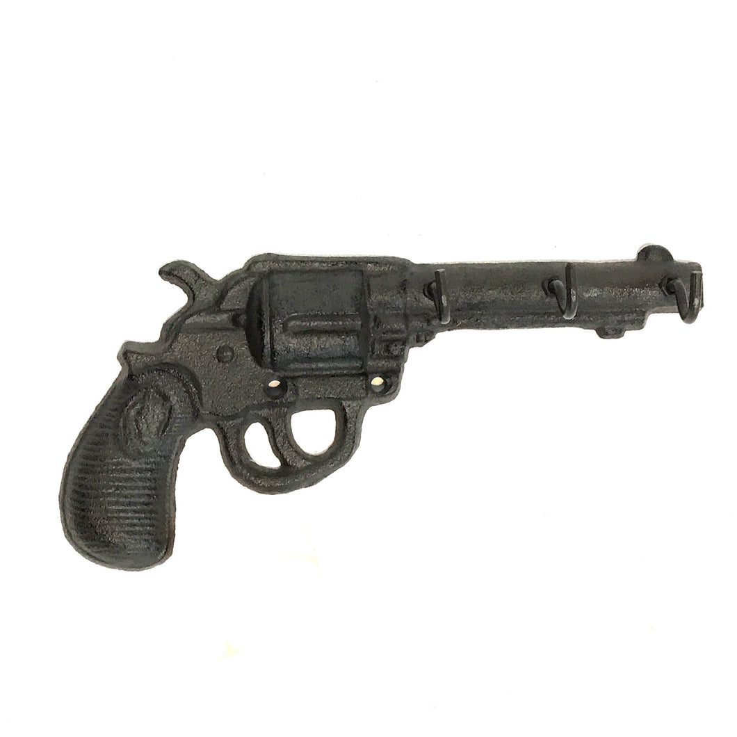 Cast Iron Gun Wall Hook, 2 Styles