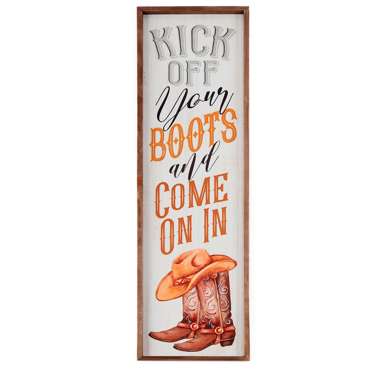 Cowboy Boots Porch Sign