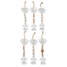 Load image into Gallery viewer, Keepsake Angel Ornament w/Sentiment, 6 Asst
