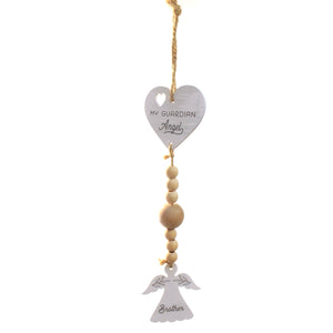 Keepsake Angel Ornament w/Sentiment, 6 Asst
