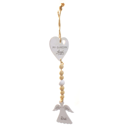 Keepsake Angel Ornament w/Sentiment, 6 Asst