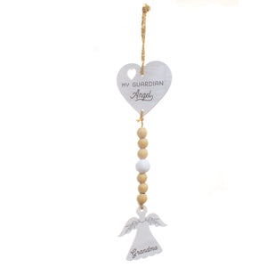 Keepsake Angel Ornament w/Sentiment, 6 Asst