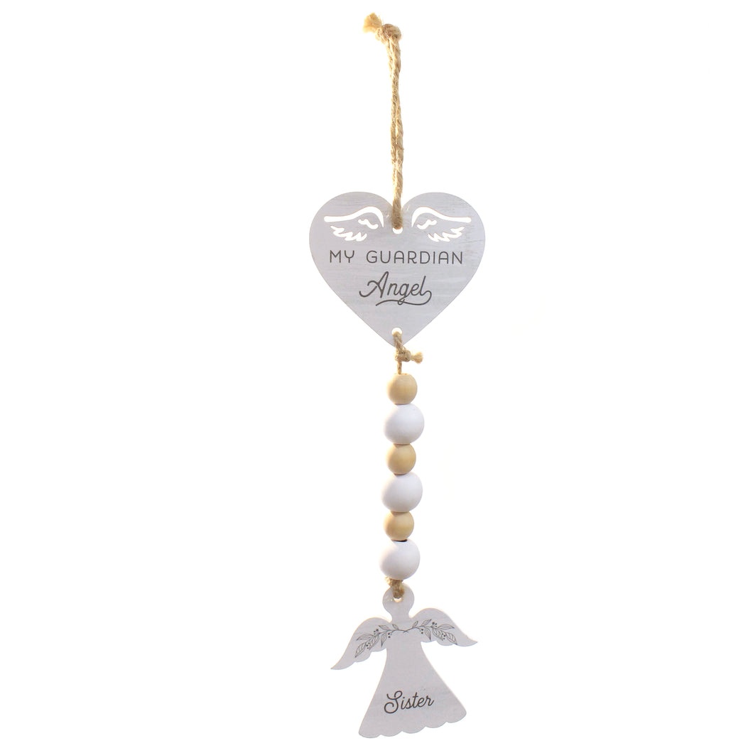 Keepsake Angel Ornament w/Sentiment, 6 Asst