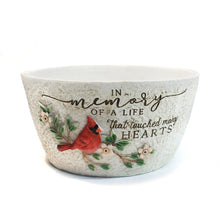 Load image into Gallery viewer, Ceramic Red Cardinal 9in Planter, 2 Asst
