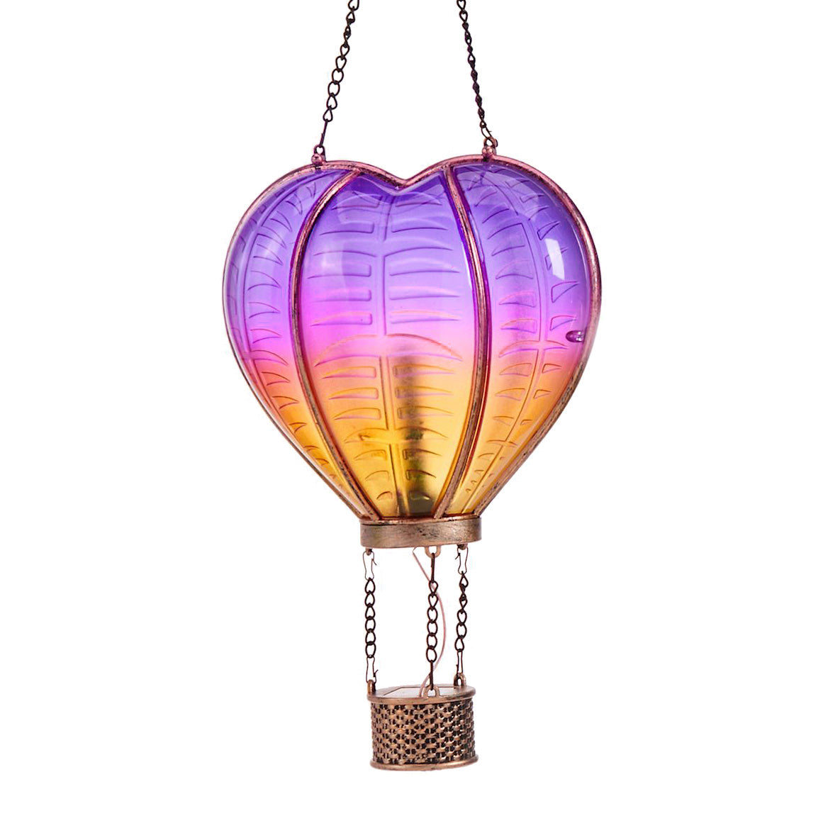 Hanging Hot Air Balloon Solar Lantern, 3 Ast