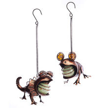 Load image into Gallery viewer, Glow in the Dark Hanging Metal Decor, 2 Asst
