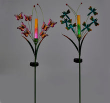 Load image into Gallery viewer, Solar Insect Garden Stake 2 Ast
