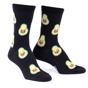 Womans Crew Socks, Avocato