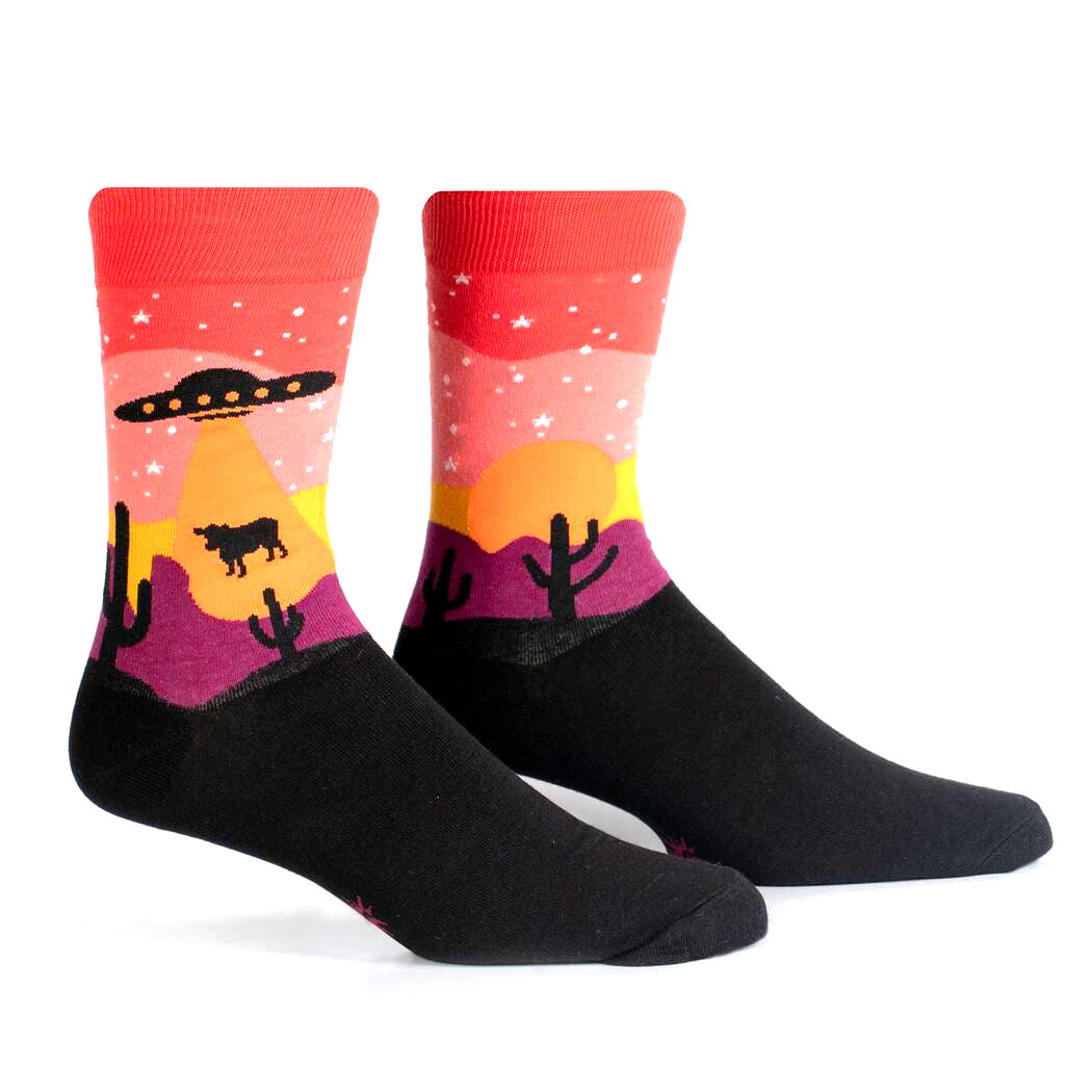 Men's Crew Socks, Area 51