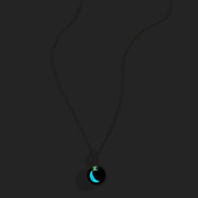 Load image into Gallery viewer, Necklace, Sky Light, Gold, Waning Crescent, 1D
