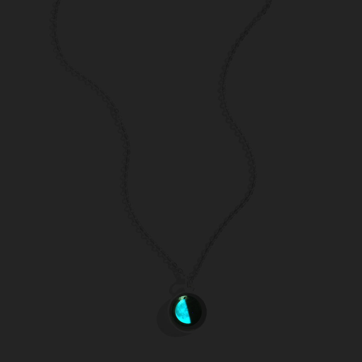 Necklace, Charmed Simplicity,  Waning Gibbous, 4D