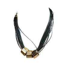 Load image into Gallery viewer, Three Tube Necklace, Gold
