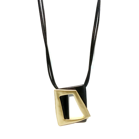 Two Layer Rectangle Pendant