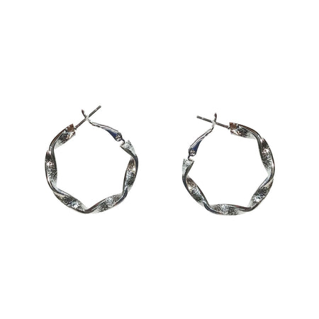 25mm Hoop Earring, Silver