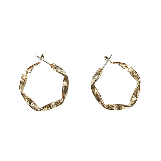 25mm Hoop Earring, Gold