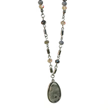 Load image into Gallery viewer, Beaded Necklace, Grey
