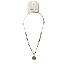 Load image into Gallery viewer, Beaded Necklace, Grey
