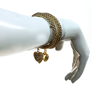 Heart Bracelet, Gold