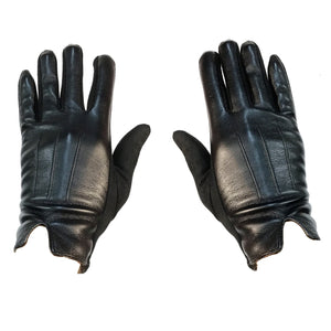 Three Line Stretch Gloves, Black