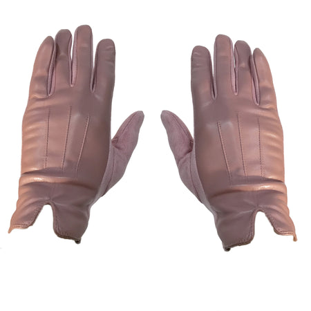 Three Line Stretch Gloves, Pink