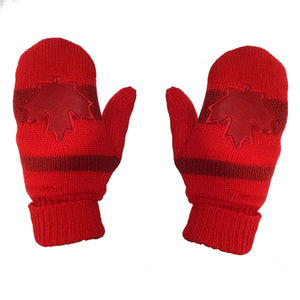 Canada Mittens, Red