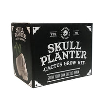 Load image into Gallery viewer, Skull Planter, Cactus Grow Kit
