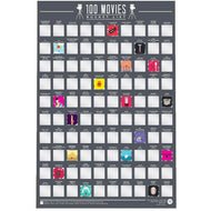 100 Movie Bucket List Poster