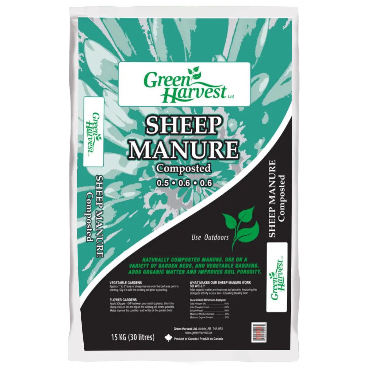 Manure, Green Harvest, Sheep, 15kg