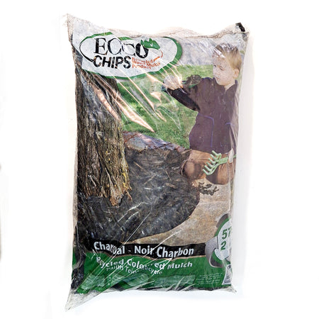 Mulch, Recycled Wood, Charcoal, 2cu.ft