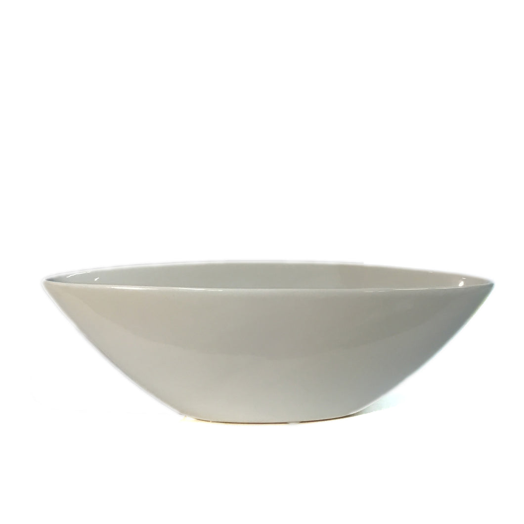 Planter, 9in, White Boat Shaped