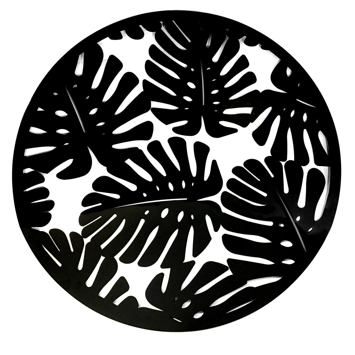 Philodendron Paradise Metal Wall Art, 40in