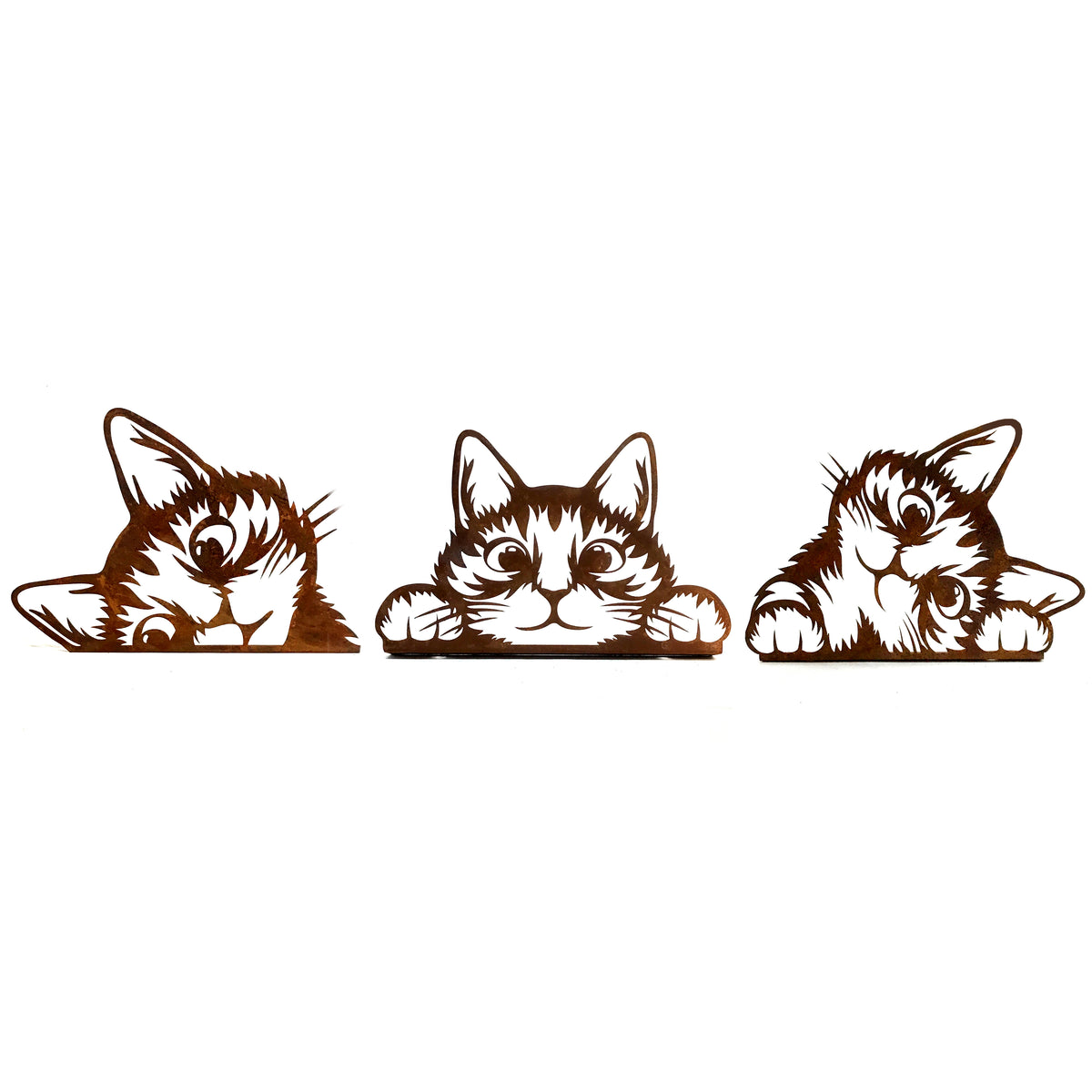 Metal Yard Art Cat, Assorted