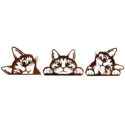 Metal Yard Art Cat, Assorted