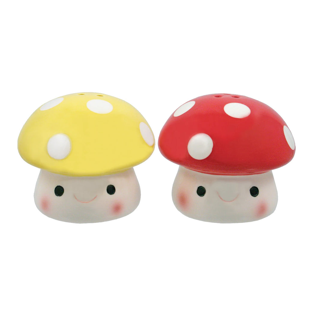 Mushroom Salt & Pepper Shakers, Set of 2