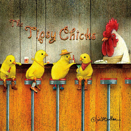 Paper Cocktail Napkin, 20 Count, Tipsy Chicks