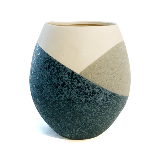 Pot, 5in, Stoneware, Hand Painted