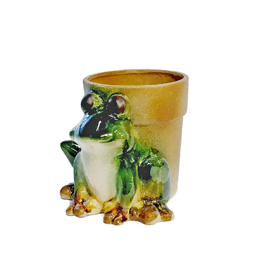 3D Frog 4in Planter/Pot