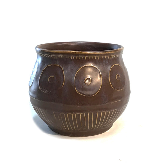 5in Embossed PLanter w/ Pattern